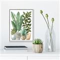 Picture of Plant Party II  _GroupedProduct_Rectangle_Portrait_Canvas_Framed_