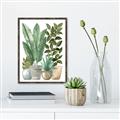 Picture of Plant Party II  _GroupedProduct_Rectangle_Portrait_Canvas_Framed_