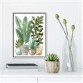 Picture of Plant Party II  _GroupedProduct_Rectangle_Portrait_Canvas_Framed_