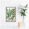 Picture of Plant Party II  _GroupedProduct_Rectangle_Portrait_Canvas_Framed_