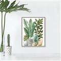 Picture of Plant Party II  _GroupedProduct_Rectangle_Portrait_Canvas_Framed_