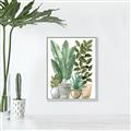 Picture of Plant Party II  _GroupedProduct_Rectangle_Portrait_Canvas_Framed_