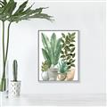 Picture of Plant Party II  _GroupedProduct_Rectangle_Portrait_Canvas_Framed_