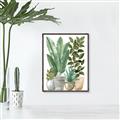 Picture of Plant Party II  _GroupedProduct_Rectangle_Portrait_Canvas_Framed_
