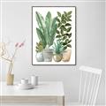 Picture of Plant Party II  _GroupedProduct_Rectangle_Portrait_Canvas_Framed_
