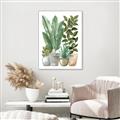 Picture of Plant Party II  _GroupedProduct_Rectangle_Portrait_Canvas_Framed_