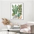 Picture of Plant Party II  _GroupedProduct_Rectangle_Portrait_Canvas_Framed_