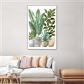 Picture of Plant Party II  _GroupedProduct_Rectangle_Portrait_Canvas_Framed_