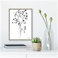 Picture of Branches Drawing _GroupedProduct_Rectangle_Portrait_Canvas_Framed_