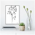 Picture of Branches Drawing _GroupedProduct_Rectangle_Portrait_Canvas_Framed_