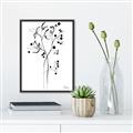 Picture of Branches Drawing _GroupedProduct_Rectangle_Portrait_Canvas_Framed_
