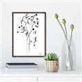 Picture of Branches Drawing _GroupedProduct_Rectangle_Portrait_Canvas_Framed_
