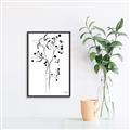 Picture of Branches Drawing _GroupedProduct_Rectangle_Portrait_Canvas_Framed_