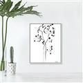 Picture of Branches Drawing _GroupedProduct_Rectangle_Portrait_Canvas_Framed_