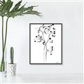 Picture of Branches Drawing _GroupedProduct_Rectangle_Portrait_Canvas_Framed_