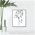 Picture of Branches Drawing _GroupedProduct_Rectangle_Portrait_Canvas_Framed_