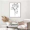 Picture of Branches Drawing _GroupedProduct_Rectangle_Portrait_Canvas_Framed_