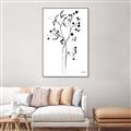 Picture of Branches Drawing _GroupedProduct_Rectangle_Portrait_Canvas_Framed_