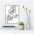 Picture of Leaves Drawing  _GroupedProduct_Rectangle_Portrait_Canvas_Framed_