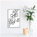 Picture of Leaves Drawing  _GroupedProduct_Rectangle_Portrait_Canvas_Framed_