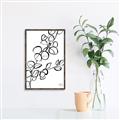 Picture of Leaves Drawing  _GroupedProduct_Rectangle_Portrait_Canvas_Framed_