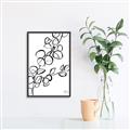 Picture of Leaves Drawing  _GroupedProduct_Rectangle_Portrait_Canvas_Framed_
