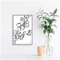 Picture of Leaves Drawing  _GroupedProduct_Rectangle_Portrait_Canvas_Framed_
