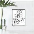 Picture of Leaves Drawing  _GroupedProduct_Rectangle_Portrait_Canvas_Framed_