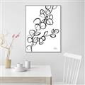 Picture of Leaves Drawing  _GroupedProduct_Rectangle_Portrait_Canvas_Framed_