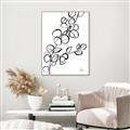 Picture of Leaves Drawing  _GroupedProduct_Rectangle_Portrait_Canvas_Framed_