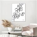 Picture of Leaves Drawing  _GroupedProduct_Rectangle_Portrait_Canvas_Framed_