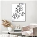 Picture of Leaves Drawing  _GroupedProduct_Rectangle_Portrait_Canvas_Framed_