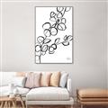 Picture of Leaves Drawing  _GroupedProduct_Rectangle_Portrait_Canvas_Framed_