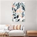 Picture of Pink and Gray Flowers I _GroupedProduct_Rectangle_Portrait_Unframed_Print_Only_