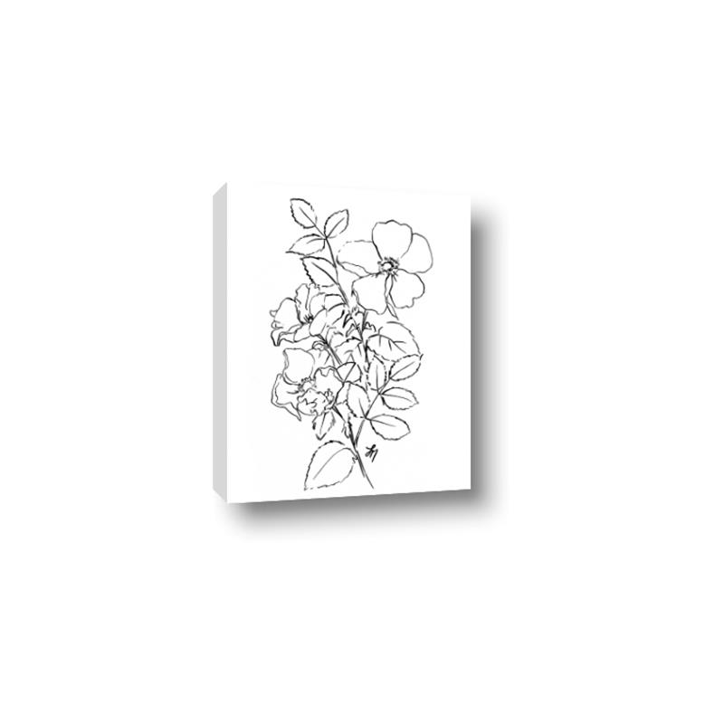 Picture of Flower Drawing _GroupedProduct_Rectangle_Portrait_Canvas_