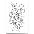Picture of Flower Drawing _GroupedProduct_Rectangle_Portrait_Canvas_