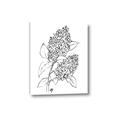 Picture of Panicle Hydrangea Drawing _GroupedProduct_Rectangle_Portrait_Canvas_