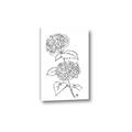 Picture of French Hydrangea Drawing _GroupedProduct_Rectangle_Portrait_Canvas_