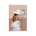 Picture of Side Fashion with Leaves _GroupedProduct_Rectangle_Portrait_Canvas_