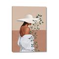 Picture of Side Fashion with Leaves _GroupedProduct_Rectangle_Portrait_Canvas_