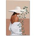 Picture of Side Fashion with Leaves _GroupedProduct_Rectangle_Portrait_Canvas_