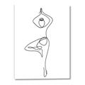 Picture of Yoga Pose IV _GroupedProduct_Rectangle_Portrait_Canvas_