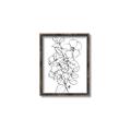 Picture of Flower Drawing _GroupedProduct_Rectangle_Portrait_Canvas_Framed_