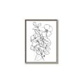 Picture of Flower Drawing _GroupedProduct_Rectangle_Portrait_Canvas_Framed_