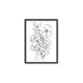 Picture of Flower Drawing _GroupedProduct_Rectangle_Portrait_Canvas_Framed_