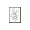 Picture of Flower Drawing _GroupedProduct_Rectangle_Portrait_Canvas_Framed_