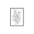 Picture of Flower Drawing _GroupedProduct_Rectangle_Portrait_Canvas_Framed_