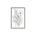 Picture of Flower Drawing _GroupedProduct_Rectangle_Portrait_Canvas_Framed_
