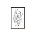 Picture of Flower Drawing _GroupedProduct_Rectangle_Portrait_Canvas_Framed_