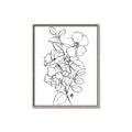 Picture of Flower Drawing _GroupedProduct_Rectangle_Portrait_Canvas_Framed_